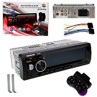 автомагнитола 1din carlive ld2054 bt, lcd экран, пульт ду, fm радио, 2 usb разъема, tf, ico, 4rca  фото