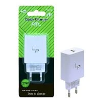 блок питания lp xq30 (q25w) pd25w зарядное устройство 25w с type-c портом  фото