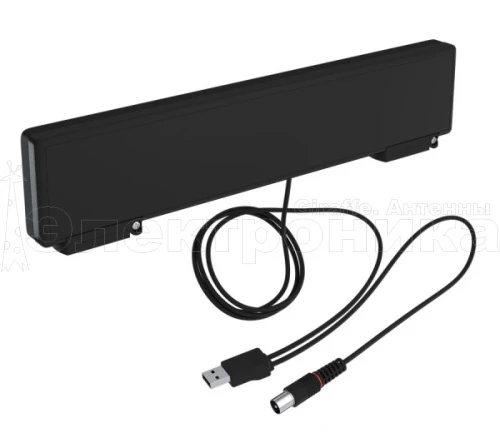 Антенна ТВ комнатная цифровая с усилителем HORIZON-USB эфирная для DVB-T2 Рэмо BAS-5310-USB купить в г.Екатеринбург