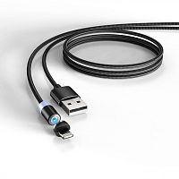 ezra dc38 кабель магнитный usb 2.1a (ios lighting) 1.2м  фото