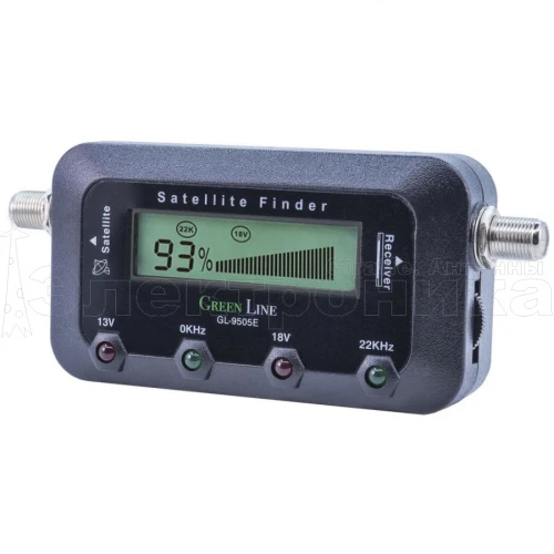 прибор для настройки антенн satfinder greenline gl-9505e  цифровой измеритель спутникового сигнала   фото
