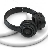 наушники полноразмерные ezra bh03 черные проводные - гарнитура (микрофон, кабель 1,2м, 3,5мм)  фото