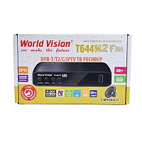 Цифровая приставка World Vision T644 M2 FM эфирная, DVB-T2, тв бесплатно, тюнер, ресивер, приемник  от магазина Электроника GA