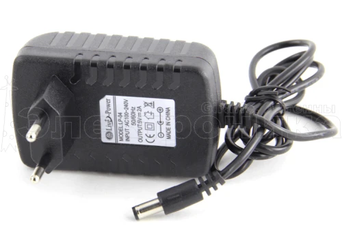 блок питания live-power lp04 5в, 2a адаптер 220 - 5v/2a, шнур 1 м, штекер 5.5*2,5 мм   фото