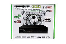 Цифровая приставка HD OPENBOX Gold G-444 эфирная, DVB-T2, тв бесплатно, тюнер, ресивер, приемник от магазина Электроника GA
