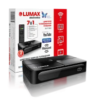 Цифровая приставка LUMAX DV2118HD эфирный DVB-T2/C тв ресивер бесплатное тв TV-тюнер медиаплеер IPTV от магазина Электроника GA