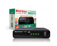 Цифровая приставка World Vision T645 D3 FM эфирная, DVB-T2, тв бесплатно, тюнер, ресивер, приемник  от магазина Электроника GA