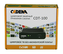 Цифровая приставка CADENA CDT-100 эфирный DVB-T2/C приставка без абонплаты TV-тюнер медиаплеер от магазина Электроника GA