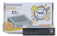 Цифровая приставка HD (DVB-T2)          World-Vision T64M  пласт, экран, кнопки,  от магазина Электроника GA
