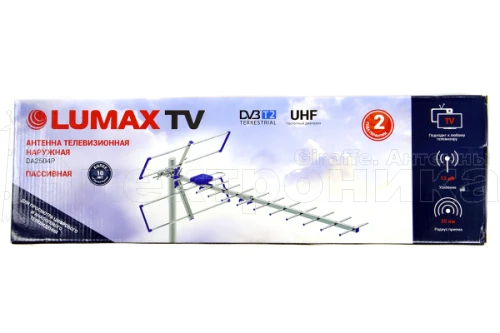 Антенна Lumax DA2504P пассивная, 470-806 МГц, LTE фильтр, Ку=13 дБ купить в г.Екатеринбург