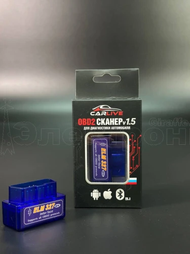 автосканер obd elm327 (obd2, ver. 1.5, bluetooth) неисправности и характеристики на тлф или ноут  фото