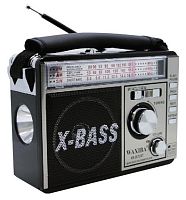 радиоприемник переносной waxiba xb-207ur usb/tf/mp3-проигрыватель, фонарь, питание аккумулятор  фото