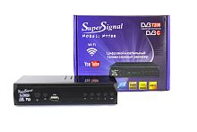 Ресивер цифровой HD SuperSignal M7700 эфирный DVB-T2/C тв приставка, тв тюнер, tvbox, медиаплеер от магазина Электроника GA