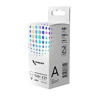 лампа светодиодная триколор led a60 15вт 4000k e27  фото