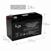 аккумулятор live-power lp1290 12v/9ah свинцово-кислотный (151*65*98mm)  фото