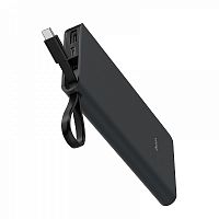 портативный аккумулятор hoco j25a micro (10000mah) черный powerbank  фото