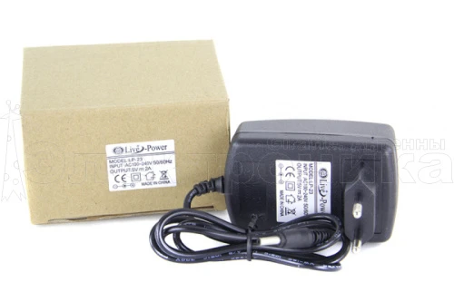 блок питания live-power lp23 5в, 2a адаптер 220 - 5v/2a, шнур 1 м, штекер 3,5*1,35 мм   фото
