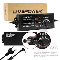 блок питания live-power lp393 9-24v/5a регулируемый, lcd экран, штекер 5.5*2,5 мм  фото