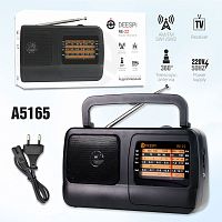 радиоприемник переносной deespi re-22, am/fm-проигрыватель, питание аккумулятор/220в am/fm/sw1-2/tv  фото