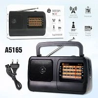 радиоприемник переносной deespi re-22, am/fm-проигрыватель, питание аккумулятор/220в am/fm/sw1-2/tv  фото