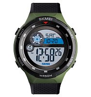 часы наручные электронные skmei 1465 водостойкость 5 атм, дата, будильник, секундомер, подсветка  фото
